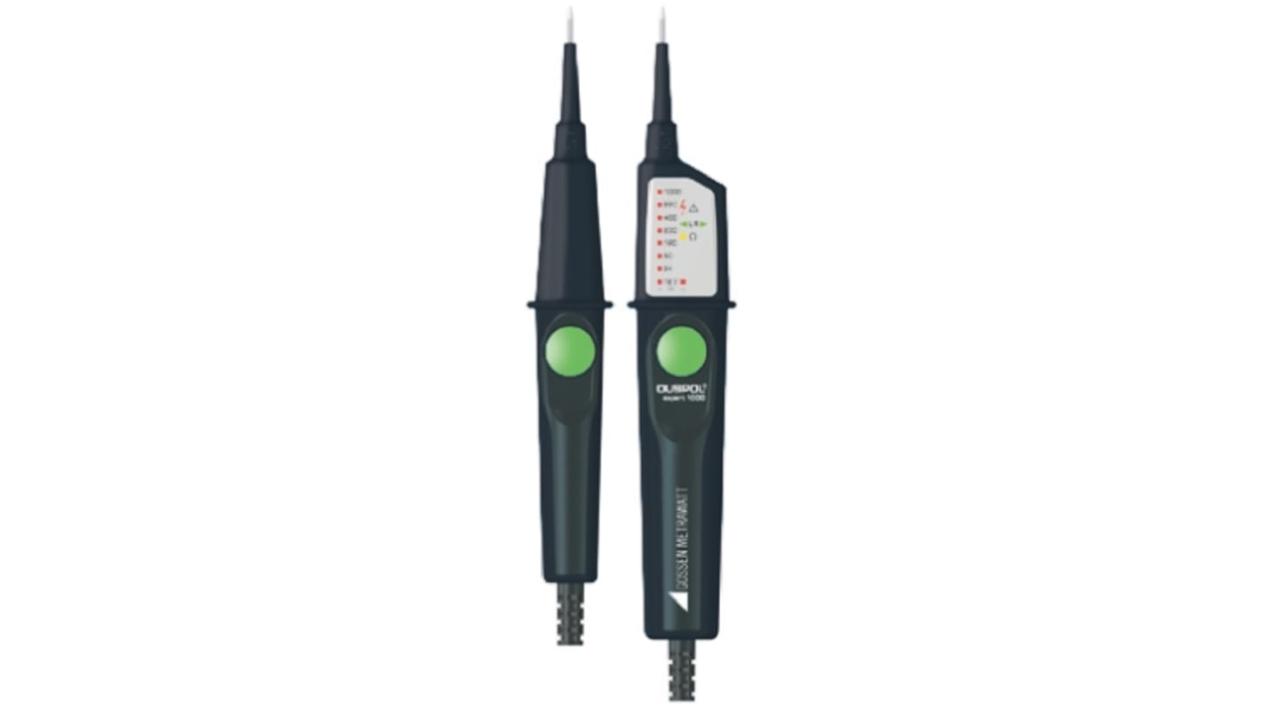 Indicatore di tensione Gossen Metrawatt, display LED, 1000V ca/cc, IP65, Cert. ISO