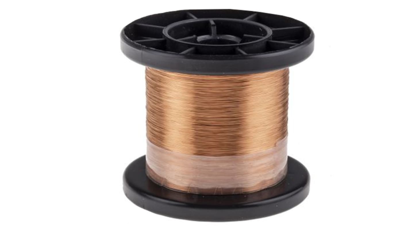 Block 0.63mm Enamelled Copper Wire, 22 AWG 140m Reel