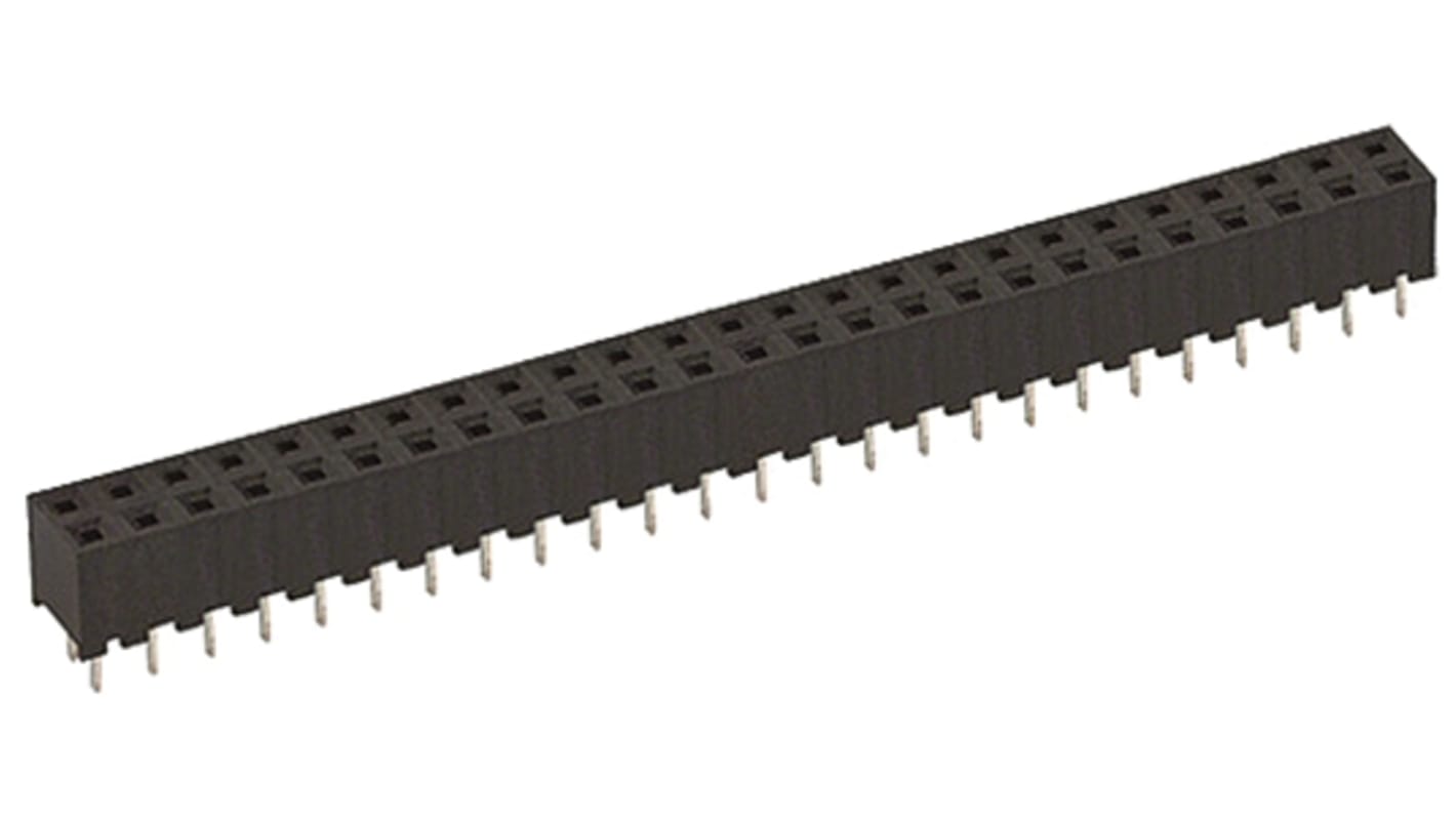 Gniazdo PCB 50 -pinowe 2 -rzędowe raster: 2mm typu płytka – płytka Proste Przewlekany