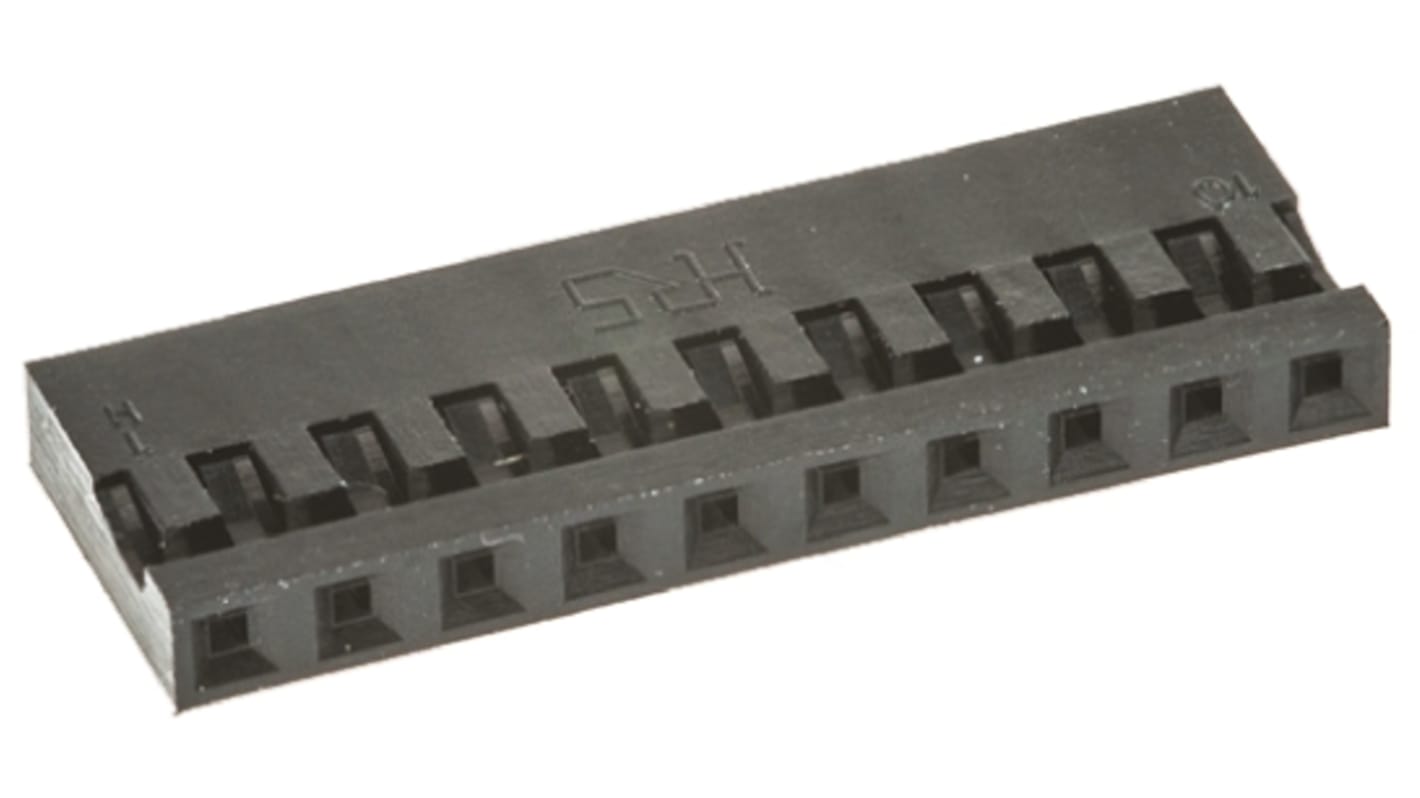 Hirose, A4B Female Connector Housing, 2mm Pitch, 10 Way, 1 Row