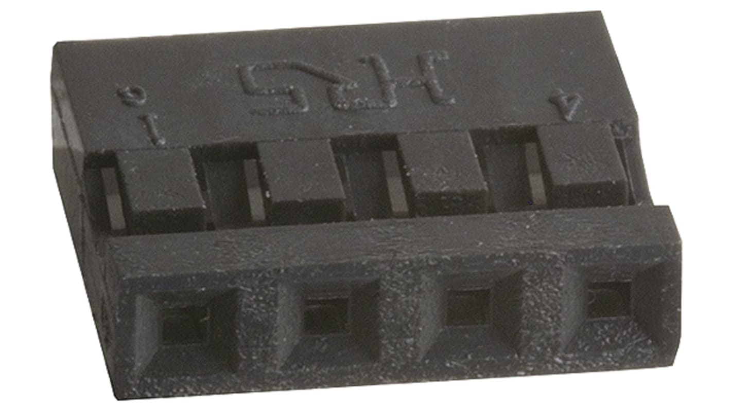 Hirose A4B Steckverbindergehäuse Buchse 2mm, 4-polig / 1-reihig Gerade, Kabelmontage
