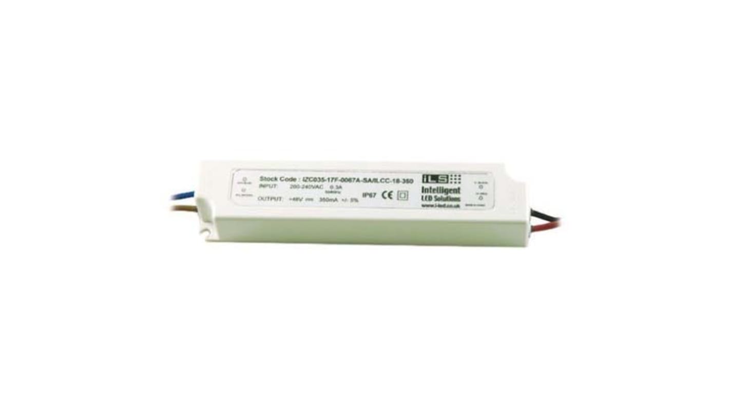 ILS LED Driver, 6 → 48V Output, 18W Output, 350mA Output, Constant Current