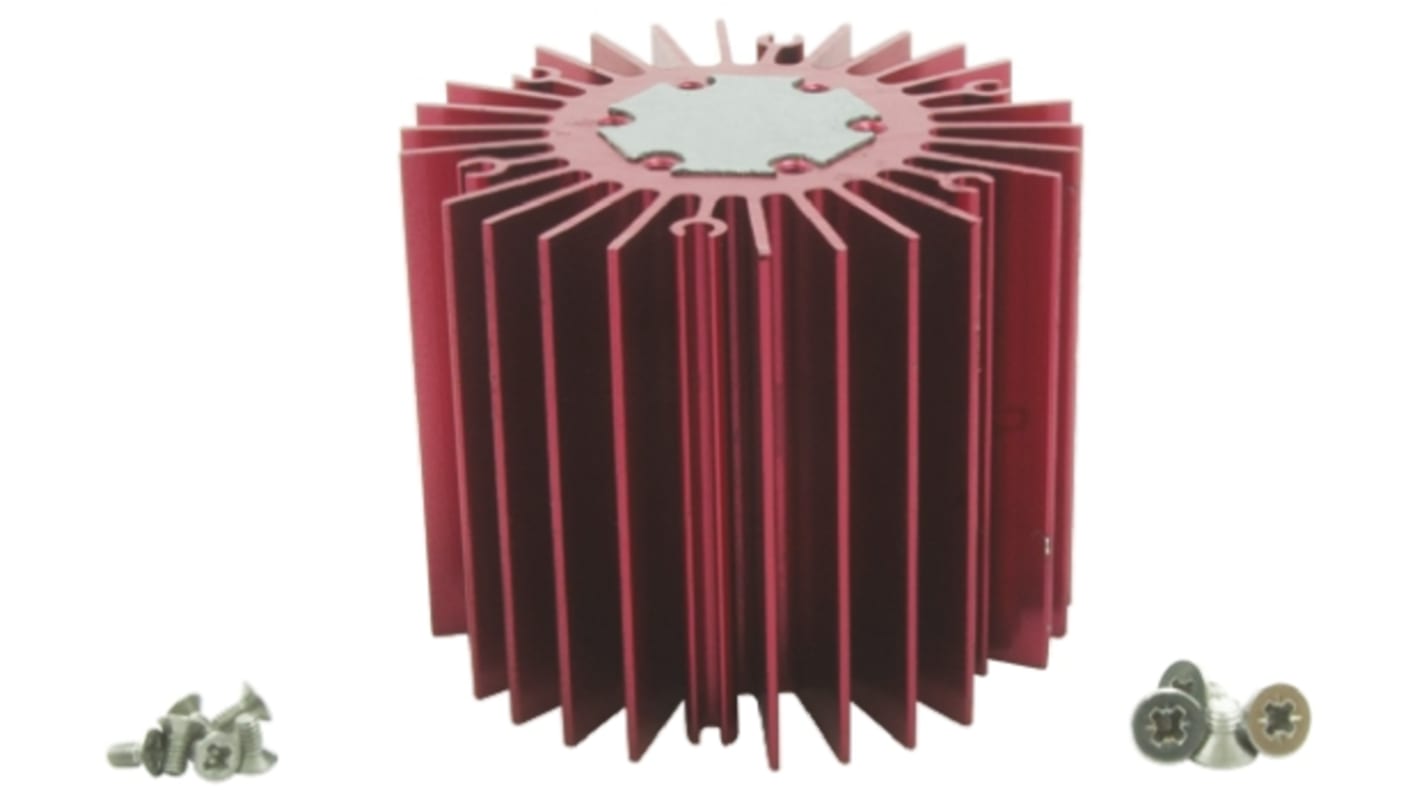 Intelligent LED Solutions Heatsink, Dragon 1, Duris 1, Duris 4, Oslon 1, Oslon 4, Stanley 1, Stanley 4, 50 (Dia.) x