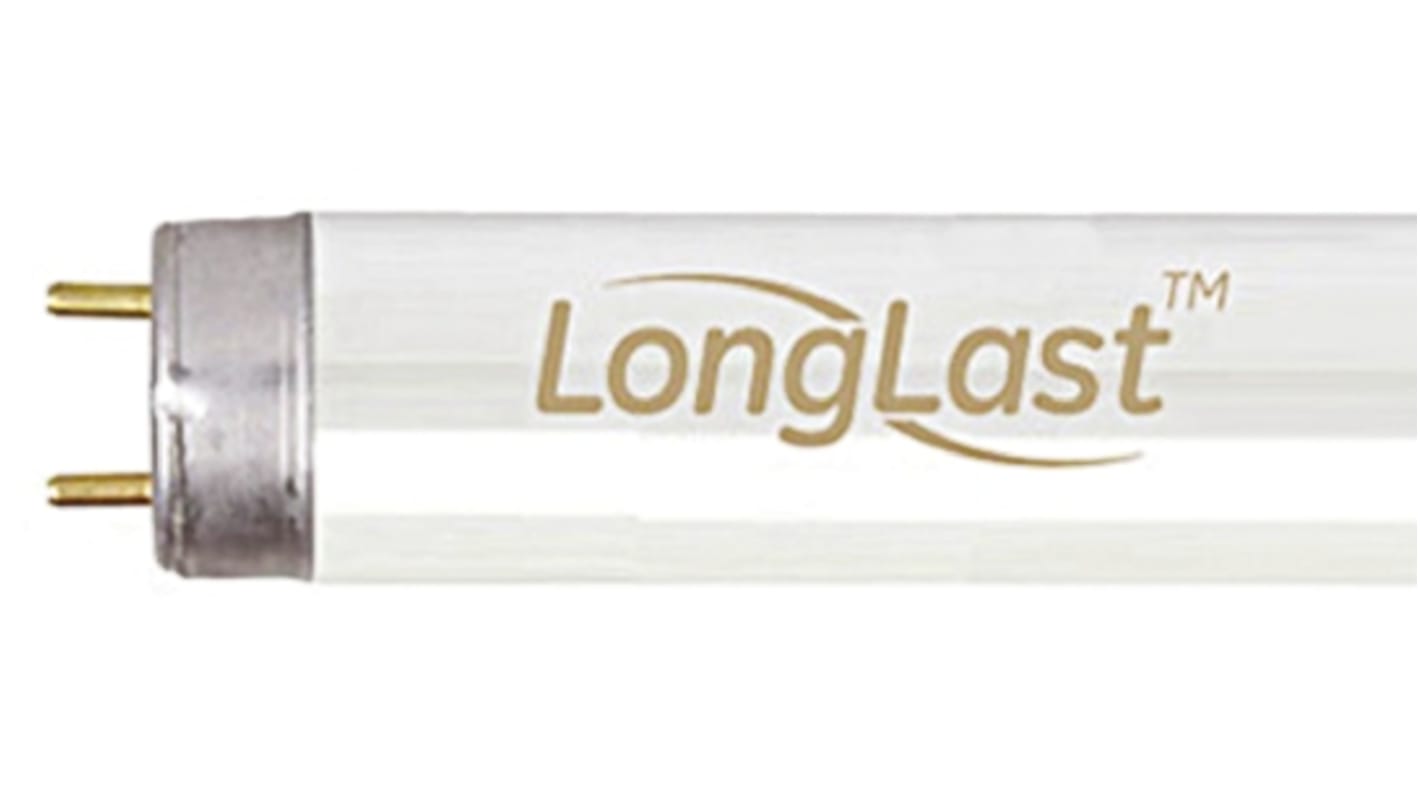 Tubo fluorescente GE, 18 W, Blanco Frío, 840, T8, 4000K, 1.350 lm, long. 600mm