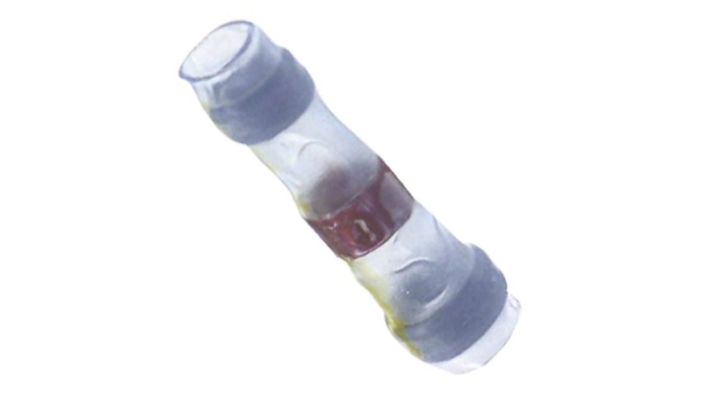 Łącznik lutowany, dł. 16.5mm, Ø kabla Maximum of 2.65mm, kolor: Niebieski, materiał: PVDF, TE Connectivity