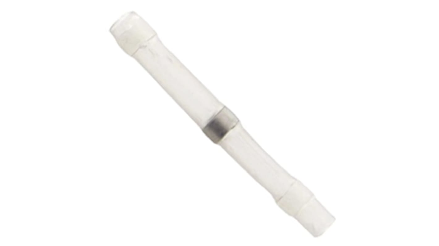 Łącznik lutowany, dł. 26mm, Ø kabla Maximum of 1.7mm, kolor: Przezroczysty, materiał: Poliolefina, TE Connectivity