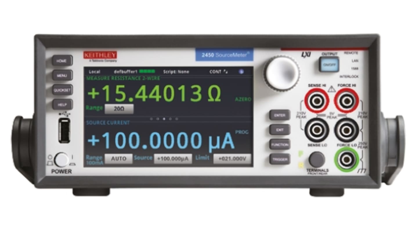 Keithley ソースメータ, 1 Ch, 2450 Series | RS Keithley ソースメータ, 1 Ch, 2450 Series | RS