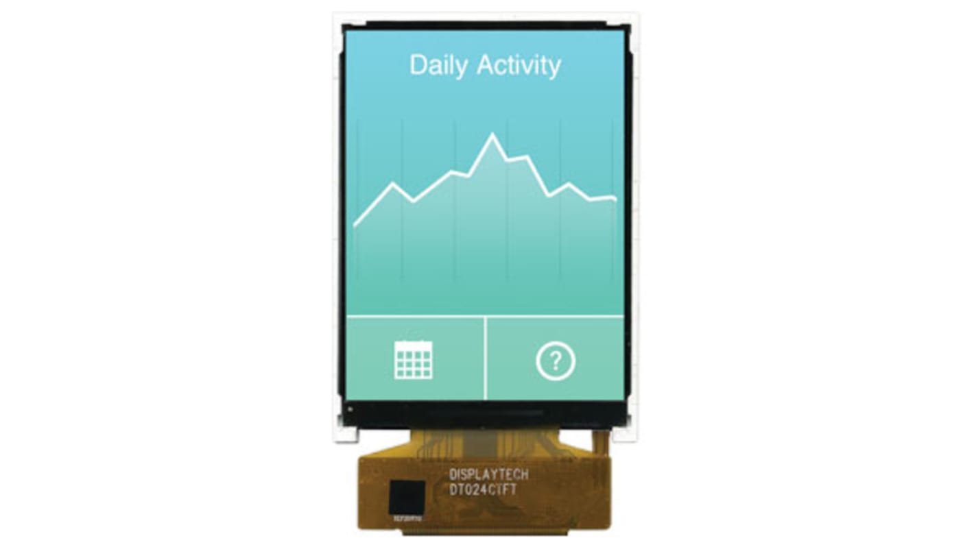 Displaytech DT024CTFT TFT LCD Colour Display, 2.4in QVGA, 240 x 320pixels