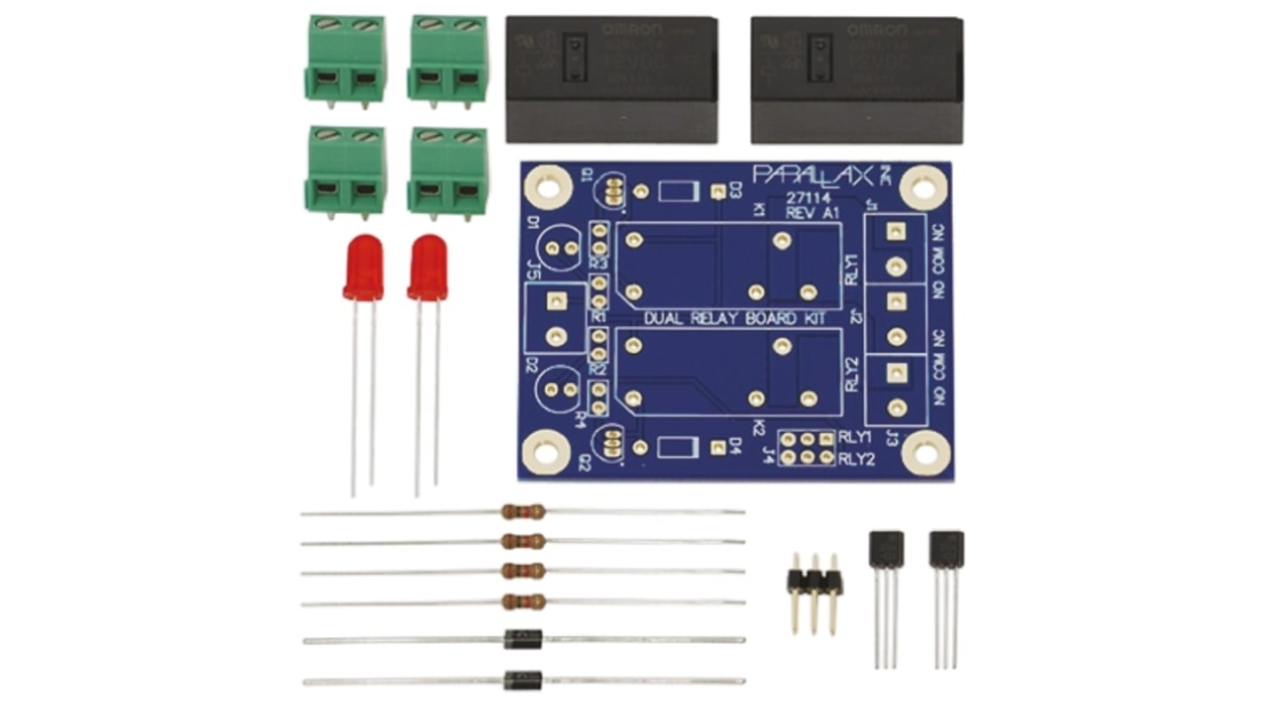 Shield Parallax Inc Dual 8A Relay - 27114