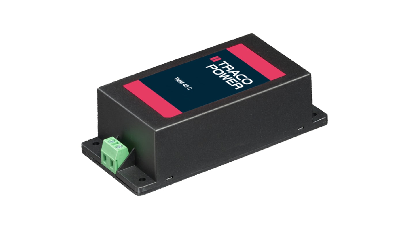 TRACOPOWER 40W开关电源, ±12V 直流, ±1.66A, 底盘安装