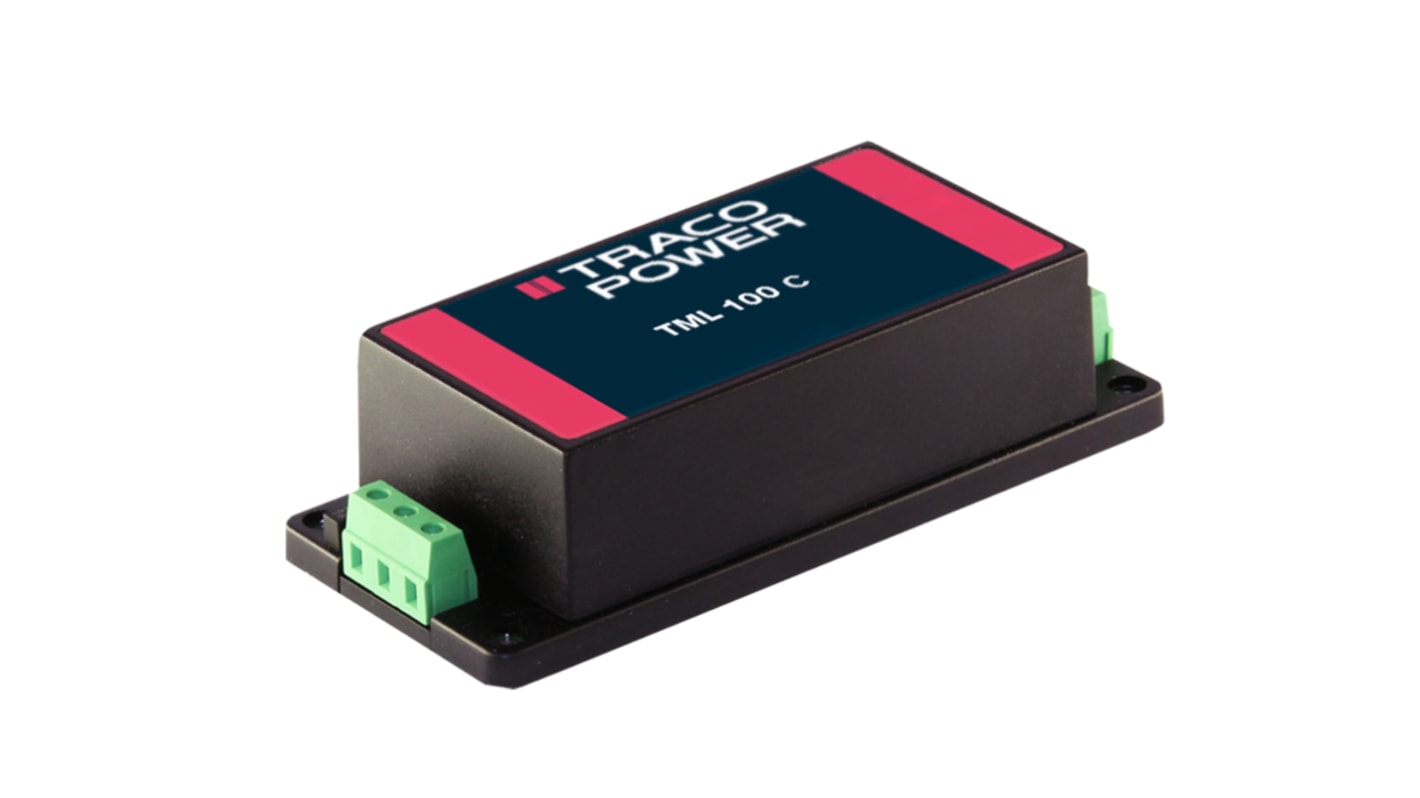 Alimentatore switching TRACOPOWER TML 100-148C, 100W, ingresso 100 → 240V ca, uscita 48V cc, 2.1A TML 100C
