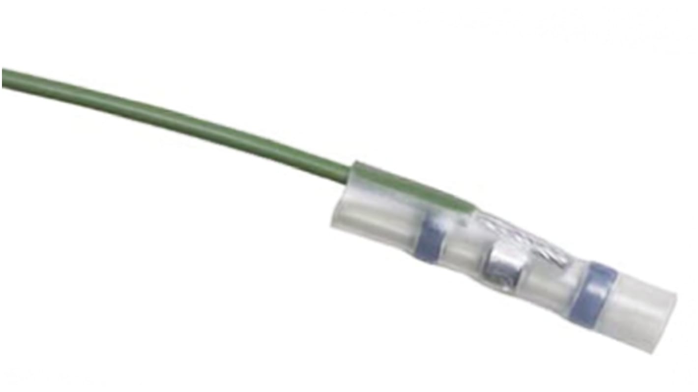 Łącznik lutowany, dł. 24.5mm, Ø kabla Maximum of 3mm, kolor: Przezroczysty, materiał: Poliolefina, TE Connectivity