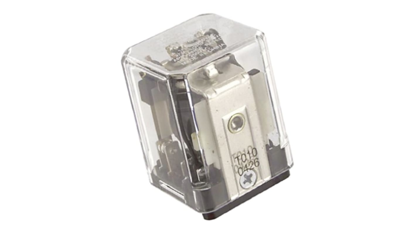 TE Connectivity Plug In Power Relay, 6V dc Coil, 10A Switching Current, 3PDT