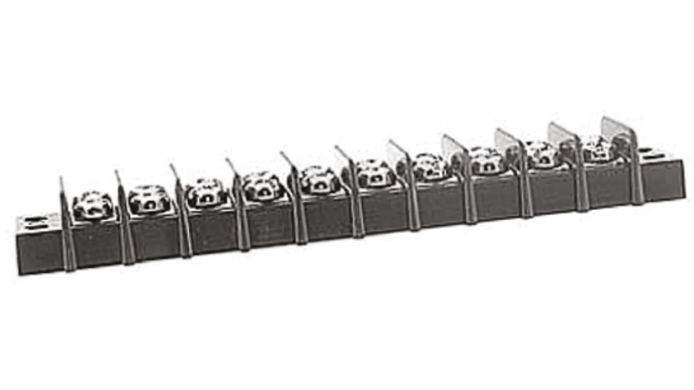 TE Connectivity Barrier Strip, 10 Contact, 9.53mm Pitch, 2 Row, 20A, 300 V