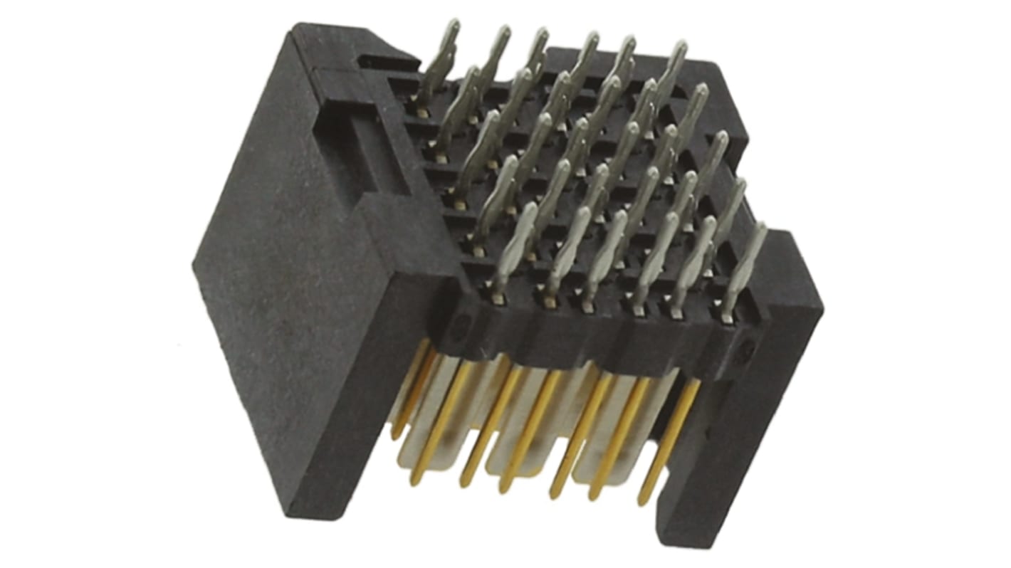 TE Connectivity, Z-PACK HS3 2.5mm Pitch High Speed Backplane Connector, Male, Straight, 5 Column, 6 Row, 30 Way,