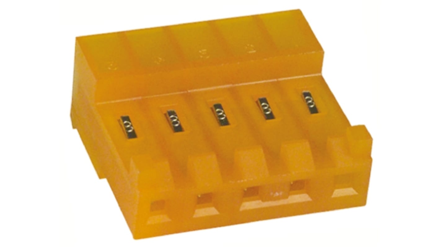 TE Connectivity 5-Way IDC Connector Socket for Cable Mount, 1-Row