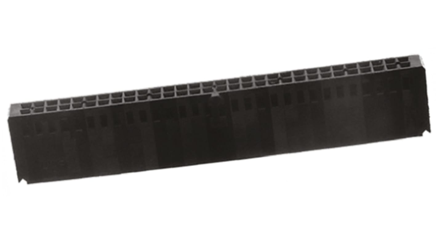 TE Connectivity, AMPMODU MOD IV Female Connector Housing, 2.54mm Pitch, 60 Way, 2 Row