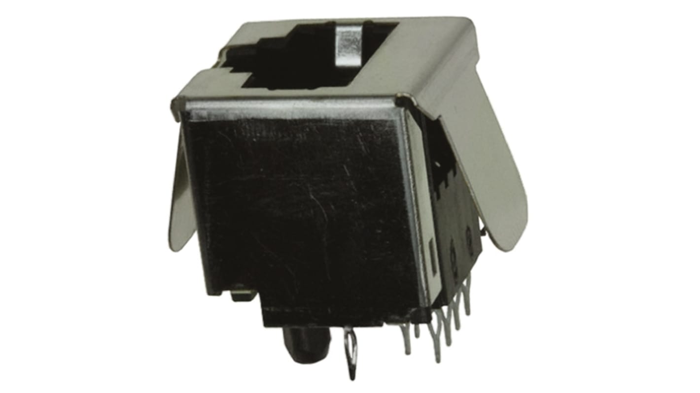 TE Connectivity Female RJ45 Socket, Through Hole, Cat5