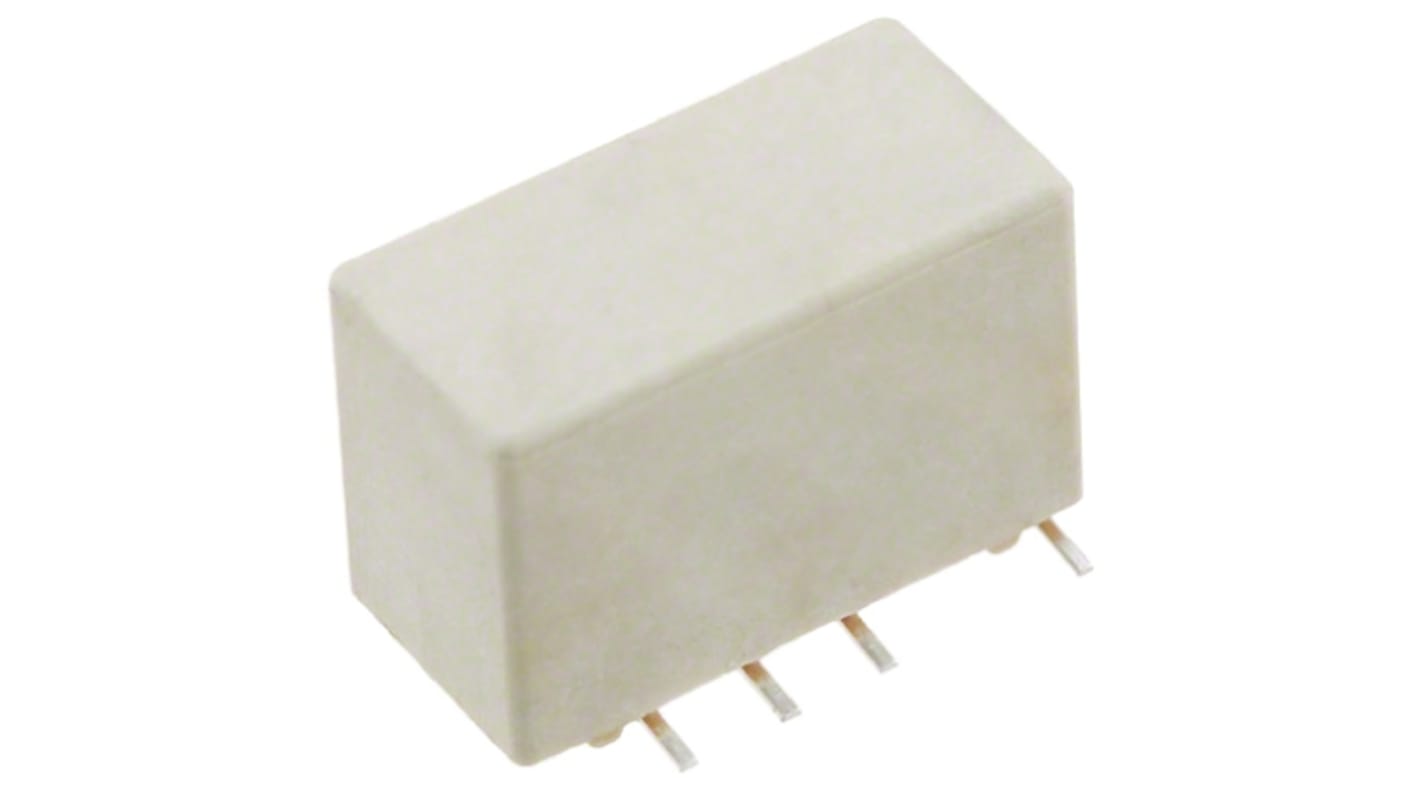 TE Connectivity PCB Mount Signal Relay, 12V dc Coil, 2A Switching Current, DPDT