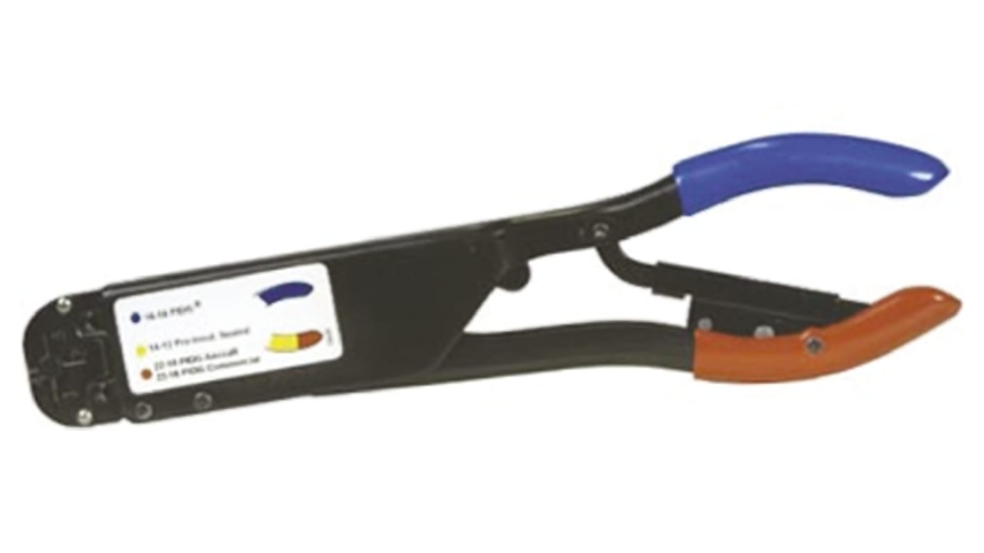 TE Connectivity CERTI CRIMP Hand Ratcheting Crimp Tool for PIDG Splices PIDG Terminals Plasti Grip Terminals 0.3
