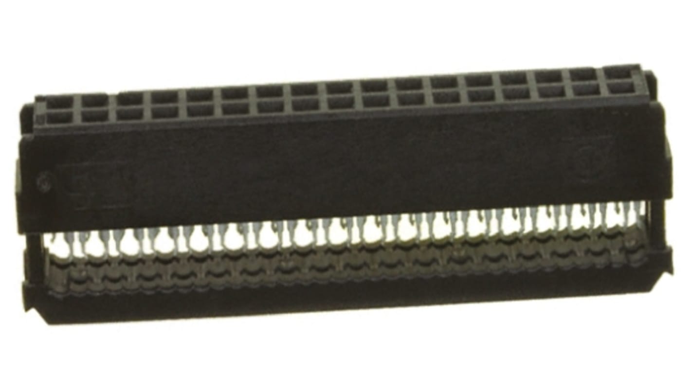 TE Connectivity 34-Way IDC Connector Socket for Cable Mount, 2-Row