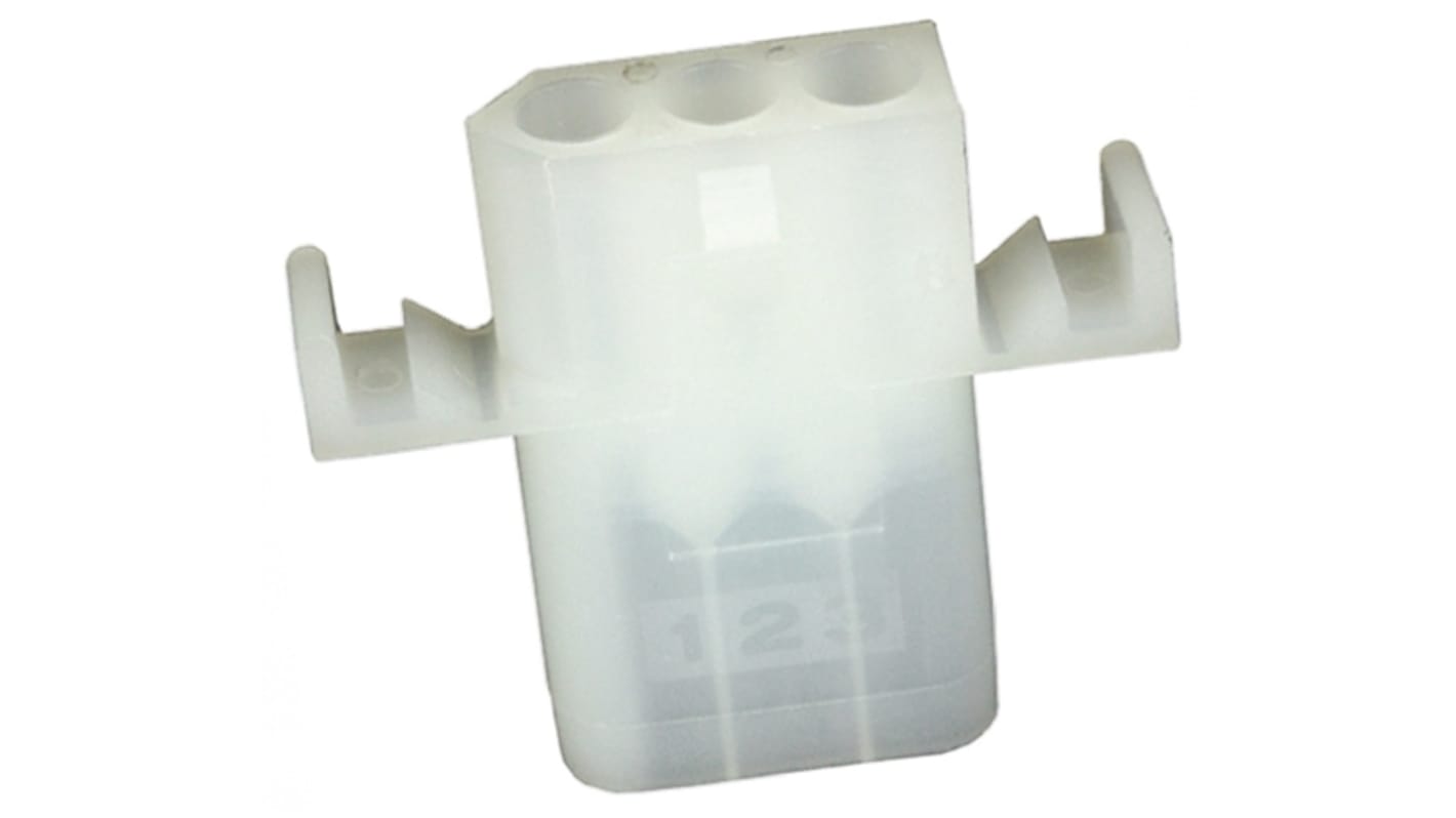 TE Connectivity, .093 Commercial Female Connector Housing, 5.029mm Pitch, 3 Way