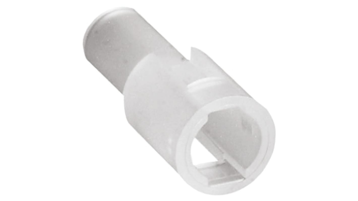 TE Connectivity, .062 Commercial Male Connector Housing, 3.68mm Pitch, 1 Way, 1 Row