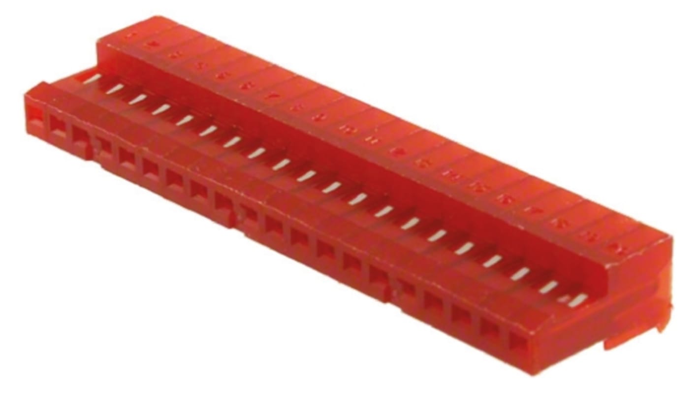 TE Connectivity 20-Way IDC Connector Socket for Cable Mount, 1-Row