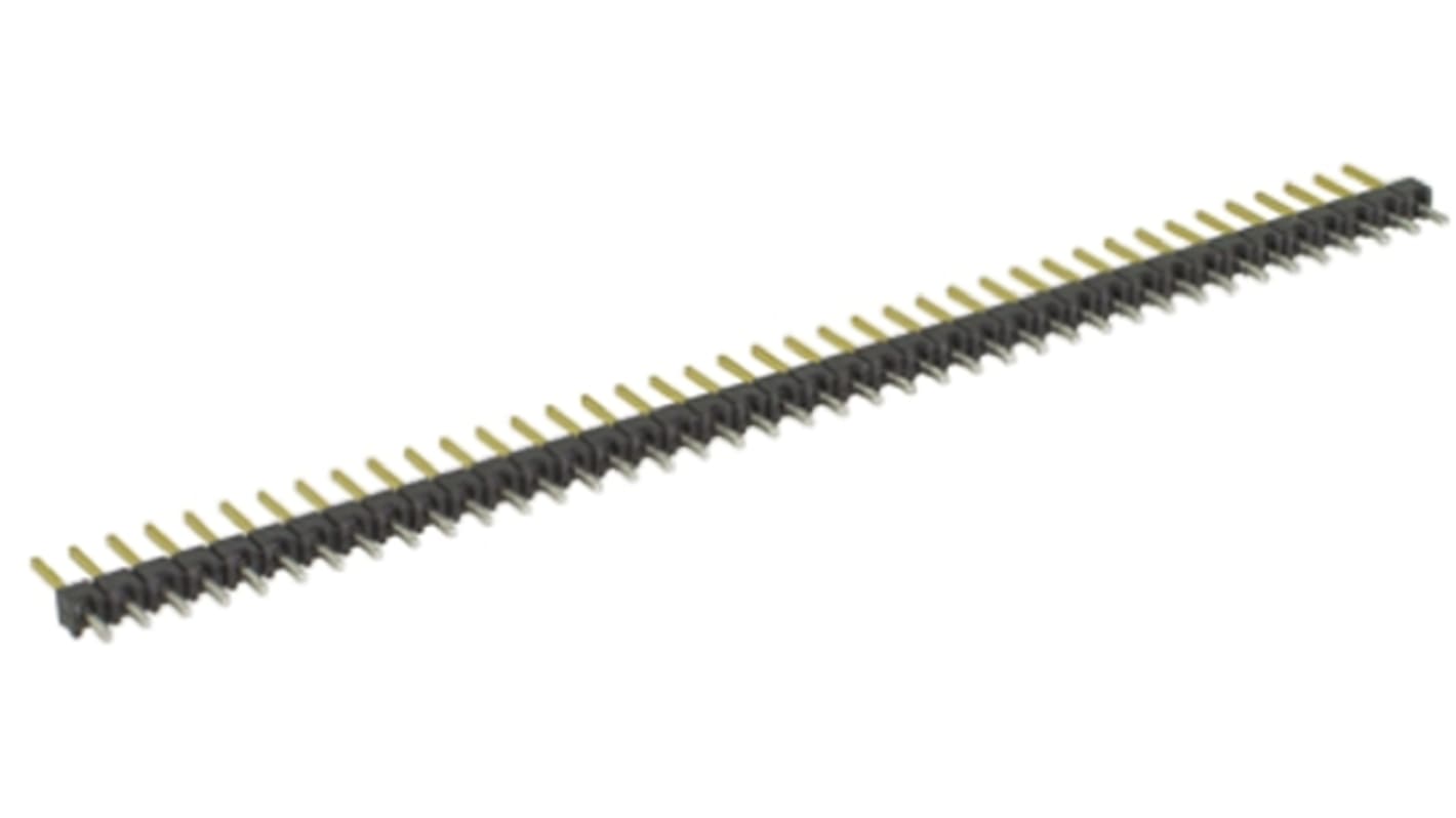 Złącze szpilkowe 40-pinowe raster: 2.54mm -rzędowe TE Connectivity Przepust 3.0A