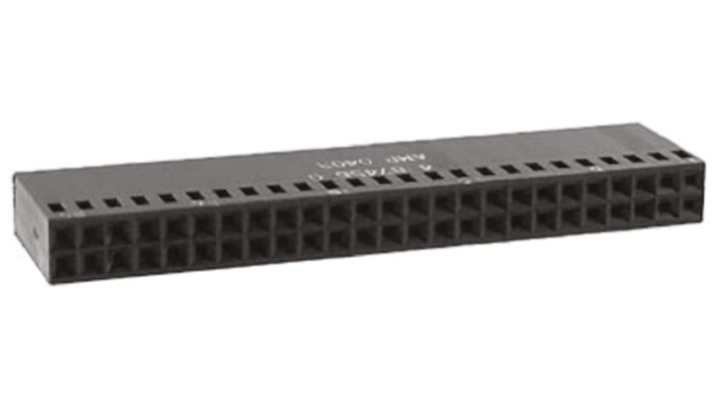 TE Connectivity, AMPMODU MOD IV Female Connector Housing, 2.54mm Pitch, 50 Way, 2 Row