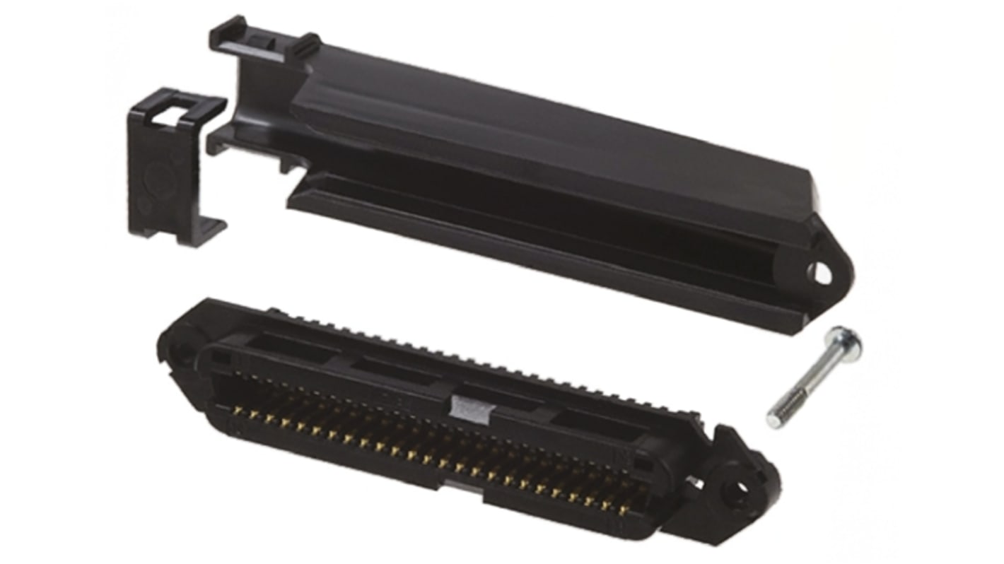 TE Connectivity 50-Way IDC Connector Socket for Cable Mount