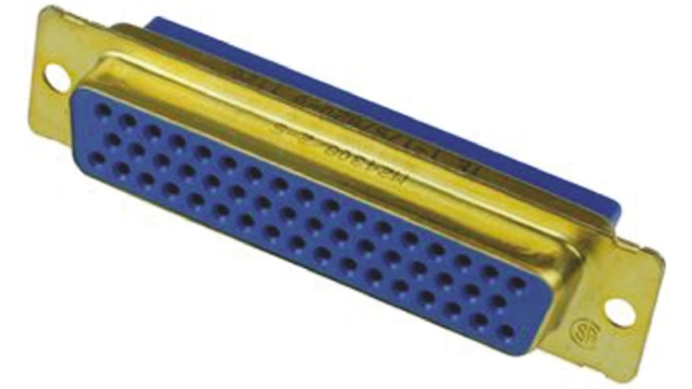 TE Connectivity Amplimite 109 50 Way Cable Mount D-sub Connector Socket