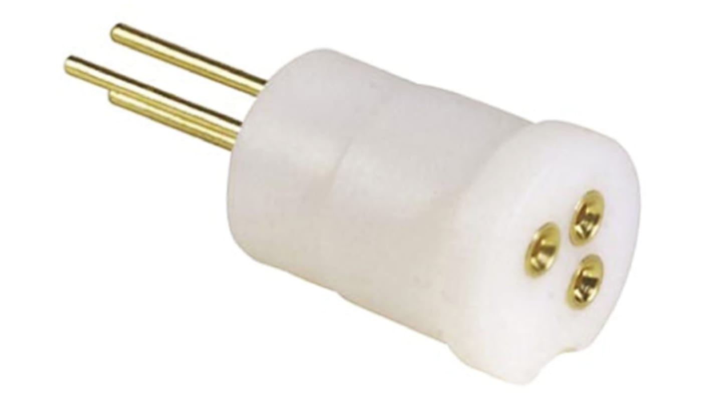 TE Connectivity 2.54mm Pitch 3 Way Transistor IC Socket