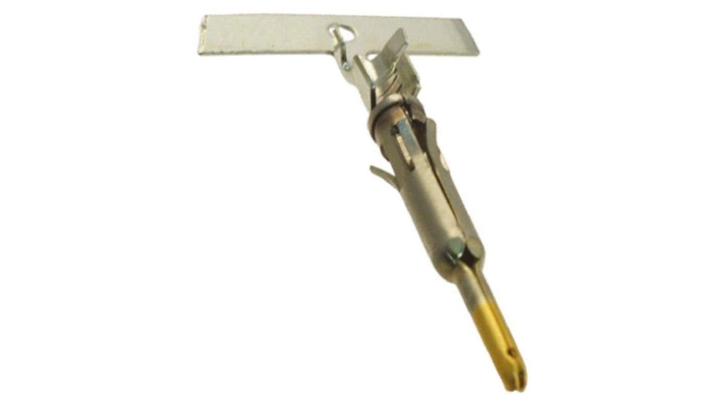TE Connectivity Male Crimp Circular Connector Contact, Contact Size 16, Wire Size 18 → 16 AWG