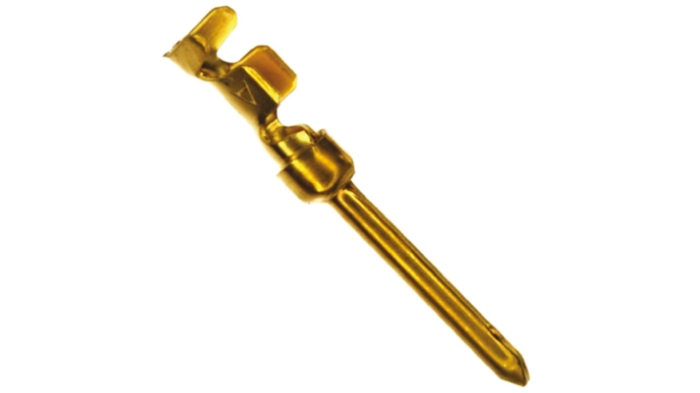 TE Connectivity, AMPLIMITE HDP-20 Series, size 20 Male Crimp D-sub Connector Contact, Gold, 24 → 20 AWG