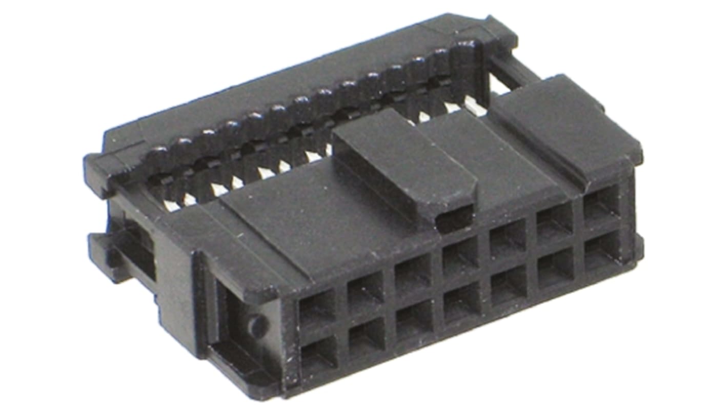 TE Connectivity 14-Way IDC Connector Socket for Cable Mount, 2-Row