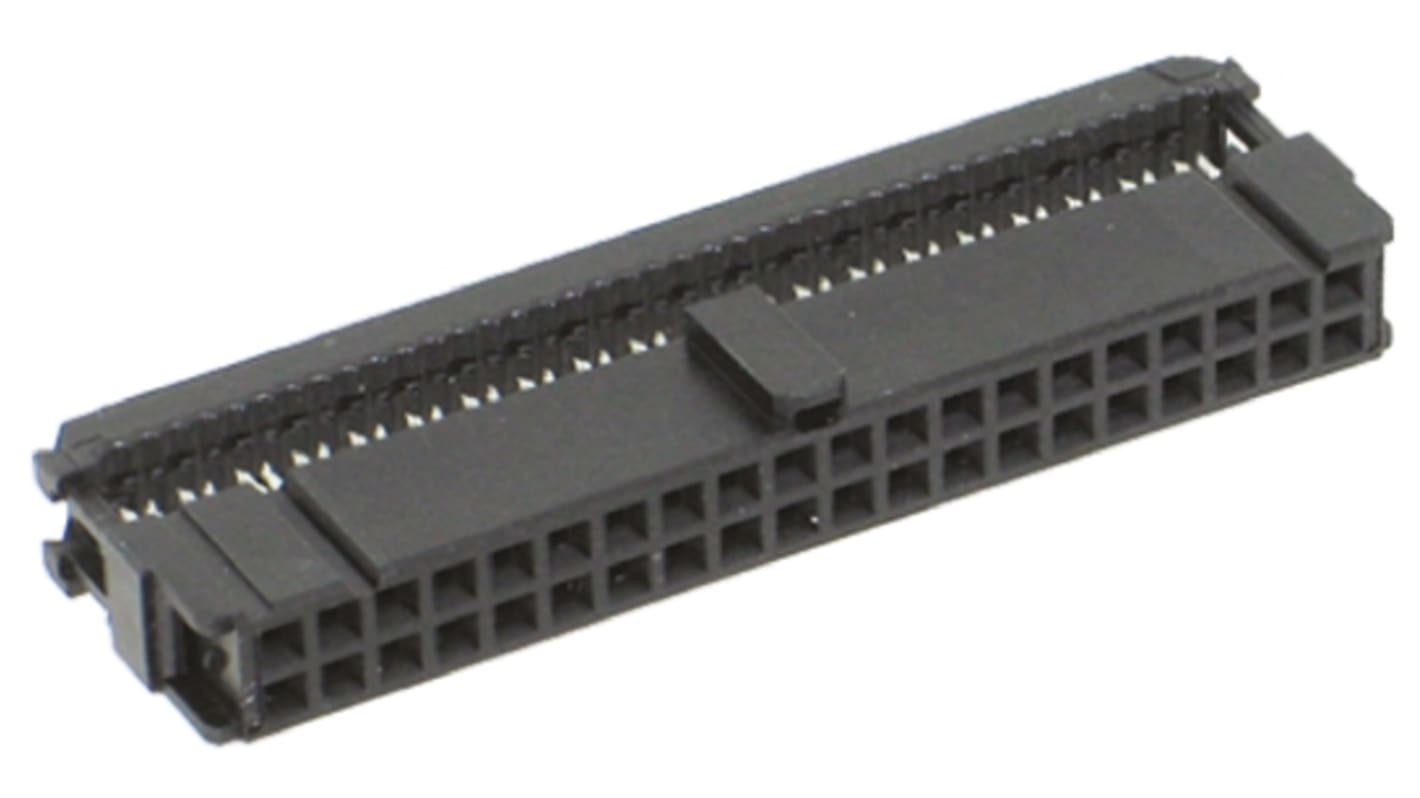 TE Connectivity 40-Way IDC Connector Socket for Cable Mount, 2-Row