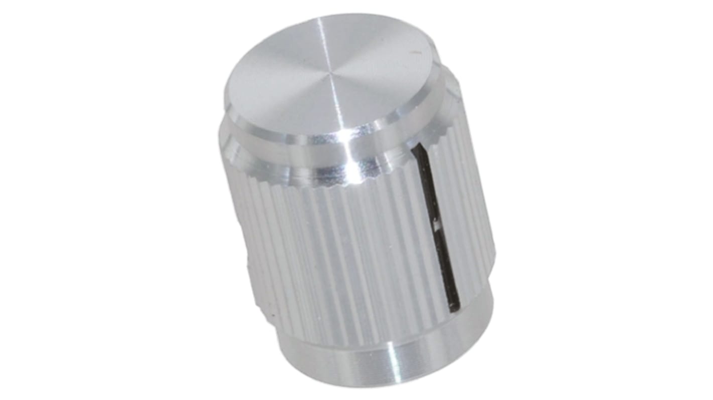 TE Connectivity 12.7mm Natural Potentiometer Knob for 3.17mm Shaft Splined, KN500A1/8