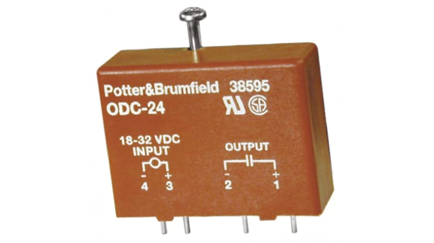 TE Connectivity Solid State Relay, 3 A Load, PCB Mount, 60 V dc Load, 32 V dc Control