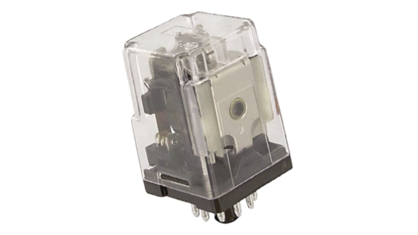 TE Connectivity Plug In Power Relay, 120V Coil, 10A Switching Current, 3PDT