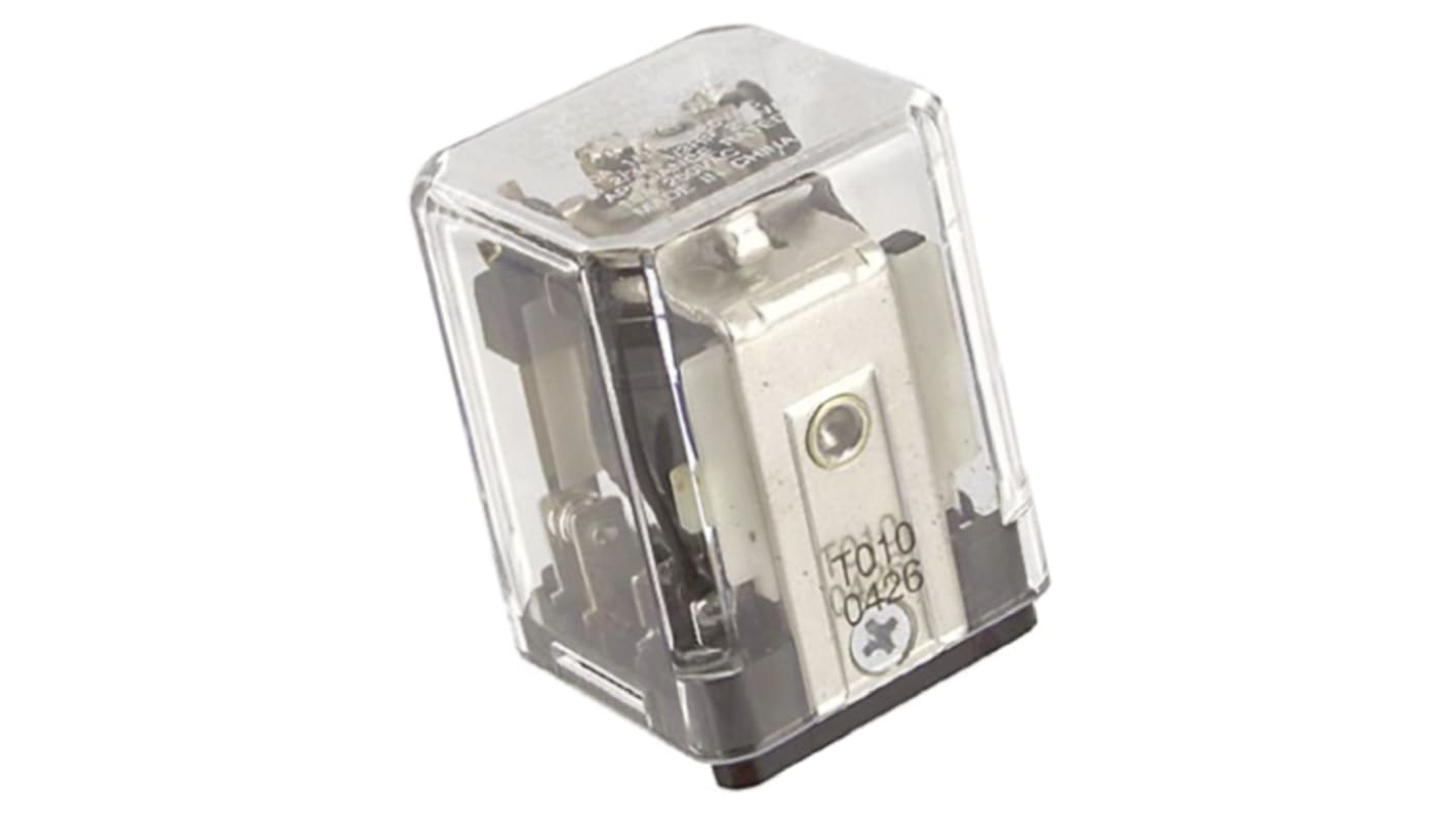 TE Connectivity Plug In Non-Latching Relay, 24V dc Coil, 10A Switching Current, 3PDT