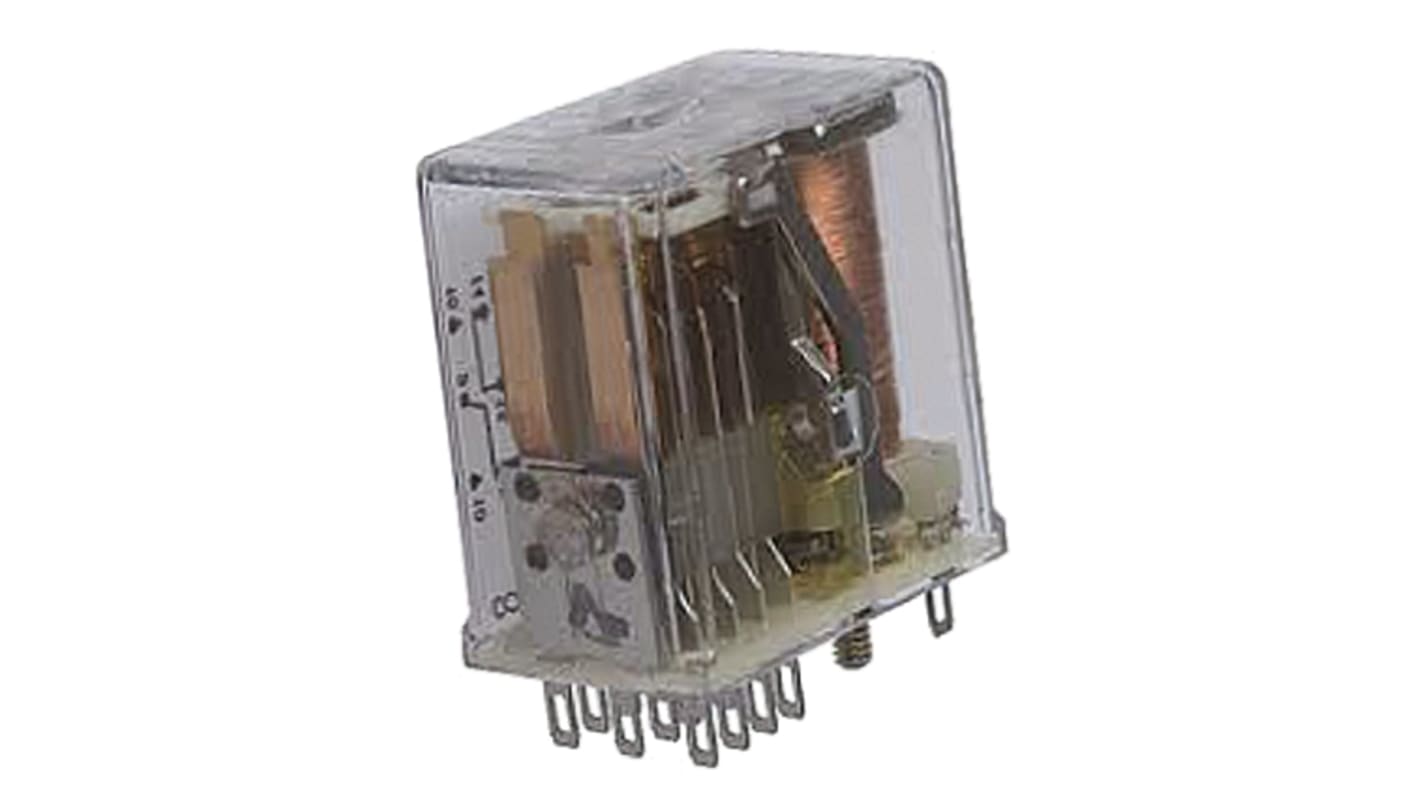 TE Connectivity R10 24V dc Spule 4-poliger Wechsler 3A 700Ω Monostabiles Relais