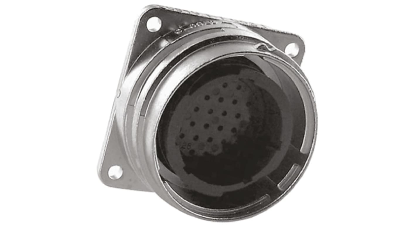TE Connectivity Connector, 28 Contacts, Flange Mount, Socket, Male, CPC Series 2 Series
