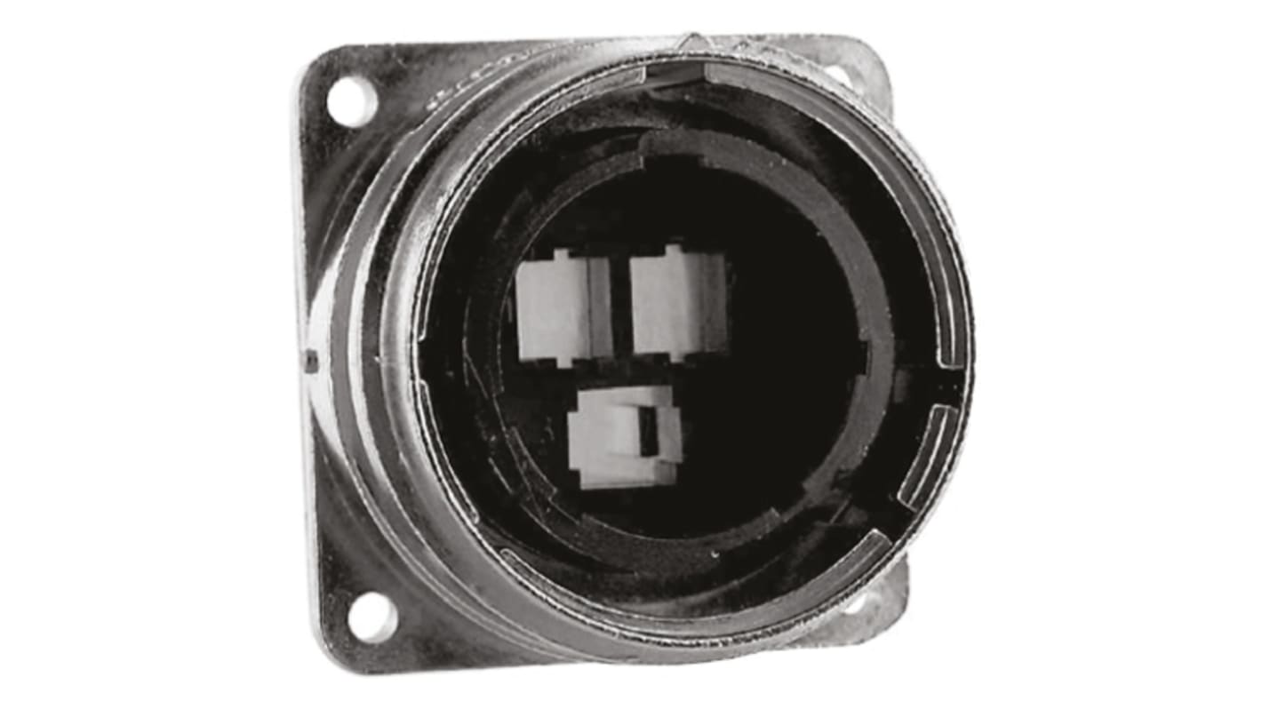 TE Connectivity Connector, 3 Contacts, Flange Mount, Socket, Male, CPC Series 3 Series