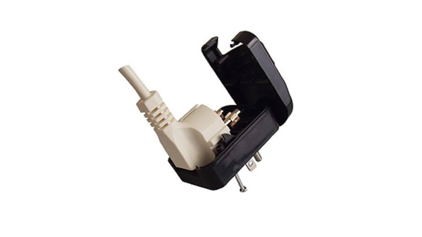 PowerConnections Europe to USA Mains Connector Converter, Rated At 10A