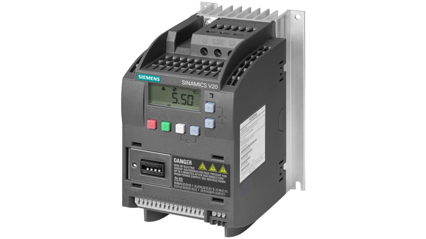 Rs-Online Inverter Siemens 0 75 W 400 V c.a. 3 fasi 0 → 550Hz