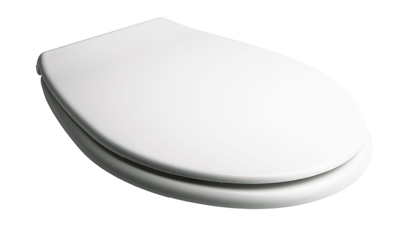 White Toilet Seat, 450 x 360 x 35mm