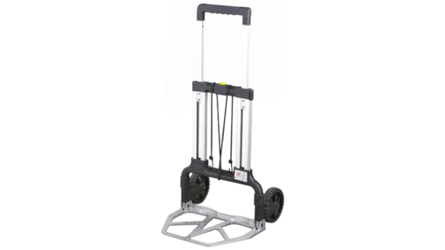 RS PRO Sackkarre mit Gummi, Klappbar, Aluminium, max. 125kg, Rad ø 175mm