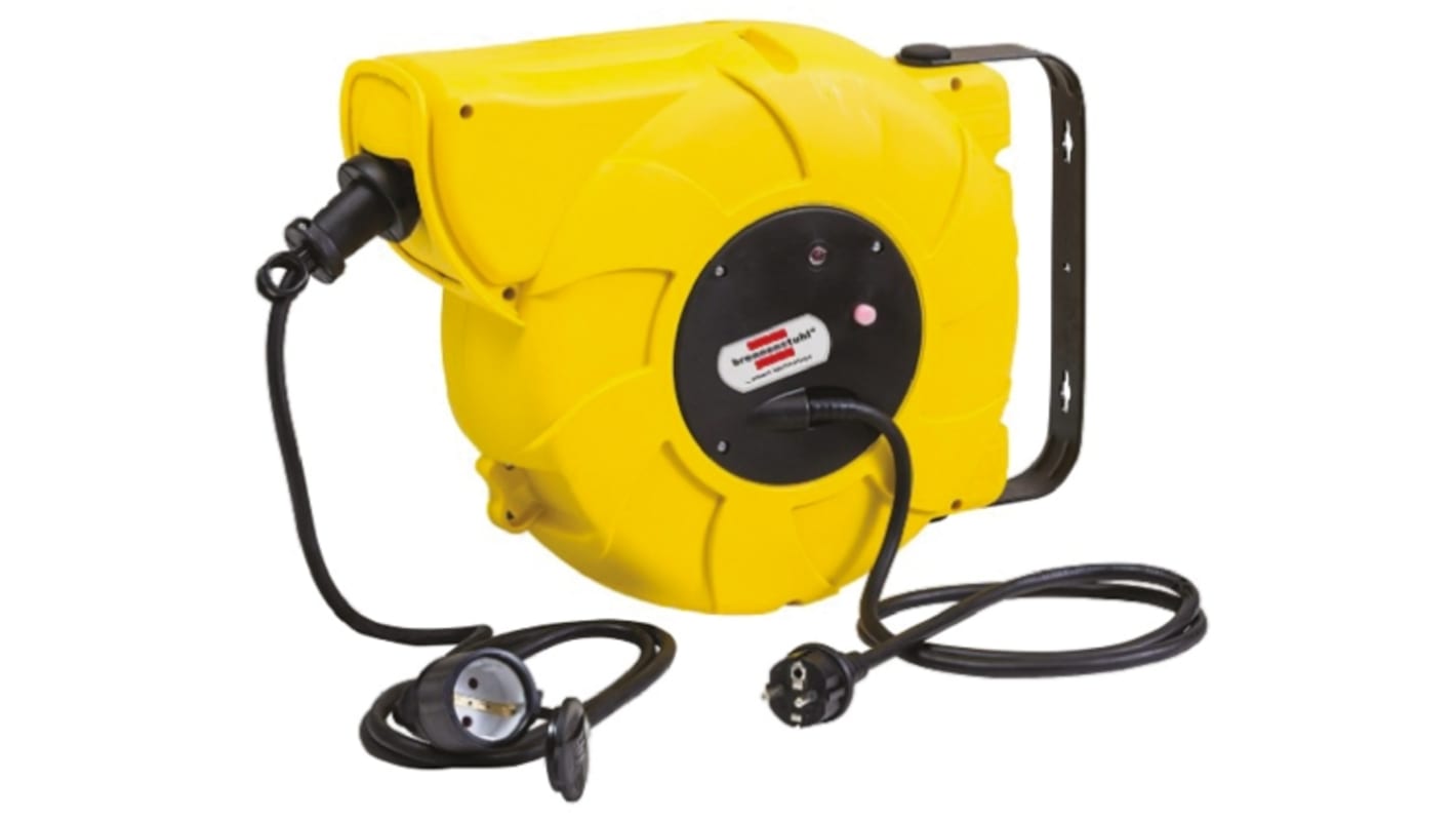 Avvolgicavo brennenstuhl 16m, 1 presa, spina Schuko, 230 V, 16A
