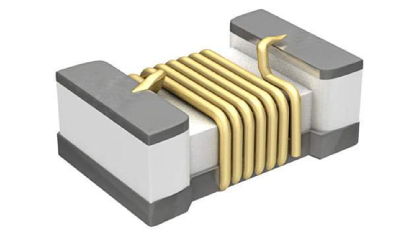 Murata, LQW15A_10, 0402 (1005M) Wire-wound SMD Inductor with a Ferrite Core, 3.4 nH ±0.2nH Wire-Wound 900mA Idc Q:30